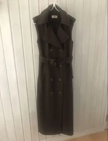 SNIDEL 브라운 롱베스트