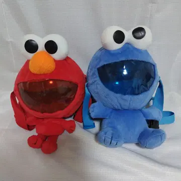 USJ 엘모와 쿠키 몬스터 팝콘 통