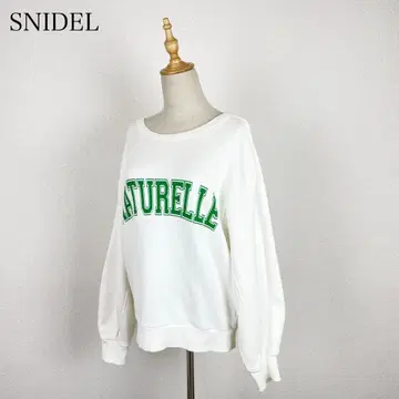 SNIDEL ORGANICS 맨투맨 트레이닝복