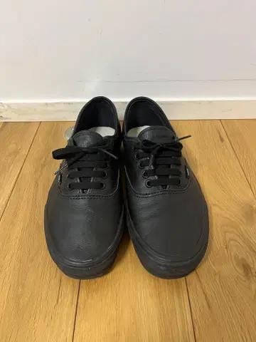 반스 오센틱 가죽 블랙