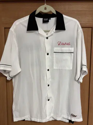 Laurel 볼링 셔츠 화이트