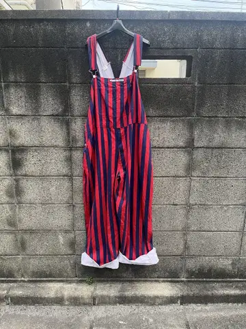 GAME BIBS 스트라이프 오버롤