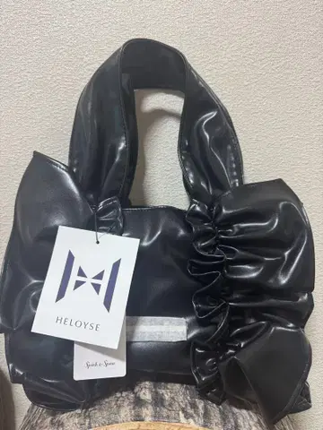 HELOYSE 토트백 백 블랙 프릴