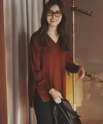 540t*새상품 큰 XL 아이시비 ICB 울 V넥 풀오버