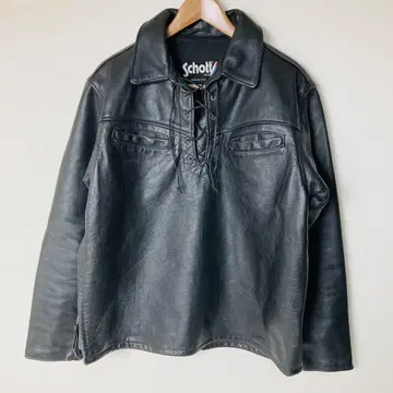 Schott 샷 663 가죽 풀오버 자켓 USA제