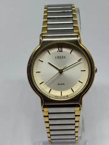 SEIKO 세이코 알바 V801-0190 실버 다이얼 작동품