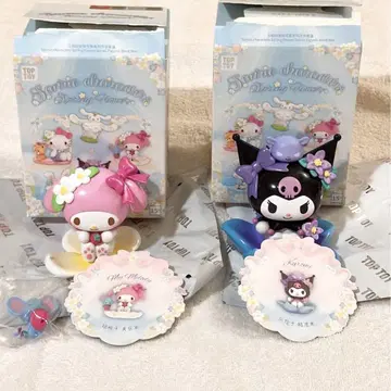 산리오 TOPTOY Spring Flower 피규어 메로쿠로 세트