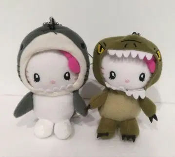 USJ 유니버셜 키티 마스코트 봉제 인형 JAWS 쥬라기 공원