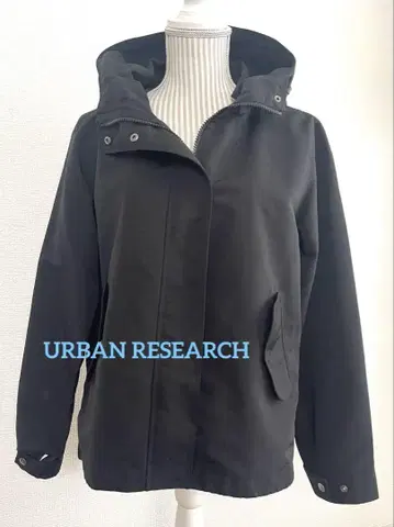 새상품급!URBAN RESEARCH 블랙 마운틴 파카