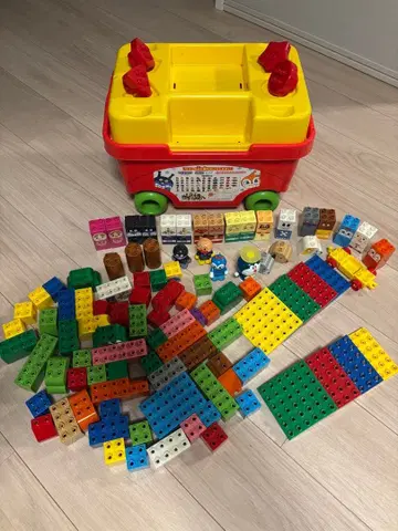 호빵맨 블록 수납 박스