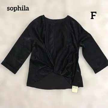 새상품 [ sophila ] 벨로아 트위스트 긴팔 상의 포멀 오피스 F