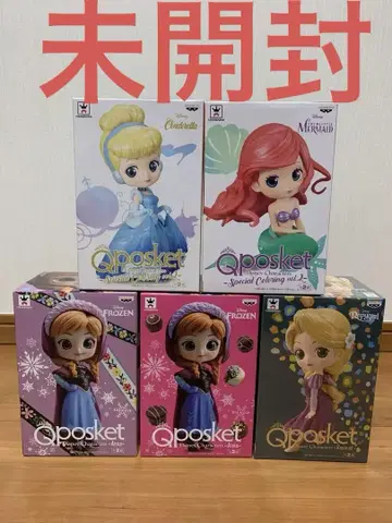 Qposket 디즈니 피규어 5체 세트