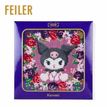 새상품 페이러 쿠로미 FEILER Kuromi 꽃무늬 디자인