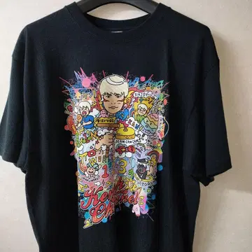 권왕 채널 셔츠 블랙 L 사이즈