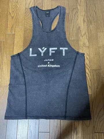 LYFT 탱크탑 S 블랙 JAPAN x UK