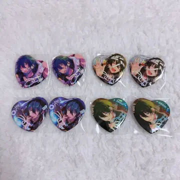 카게히라 미카 하트 캔뱃지