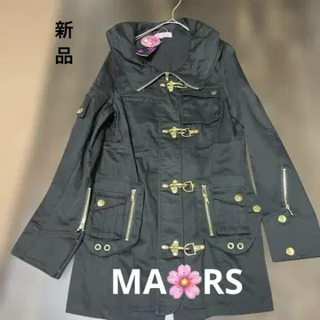 [ 새상품 ] [ MARS ] 블루종 아우터/블랙,블랙/프리 사이즈