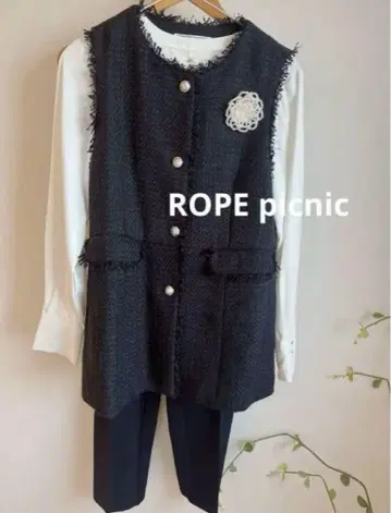 ROPE picnic 로페피크닉 트위드 베스트 포멀 슈트