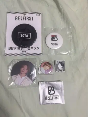 BE:FIRST SOTA 캔 배지 묶음 판매