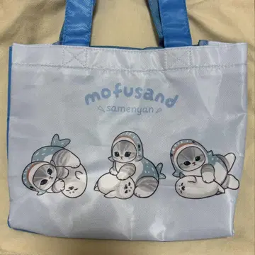 시마무라 모프 샌드 미니 토트백 사메냔 블루