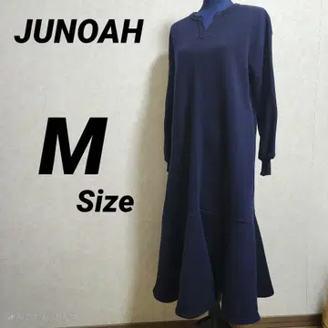 JUNOAH 밑단 플레어 원피스 네이비 FREE