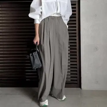 lohen DOUBLE WAIST 2TUCK PANTS 38