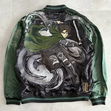 미사용 카라쿠리타마시 진격의 거인 리바이 리버서블 스카잔 [ XL ]