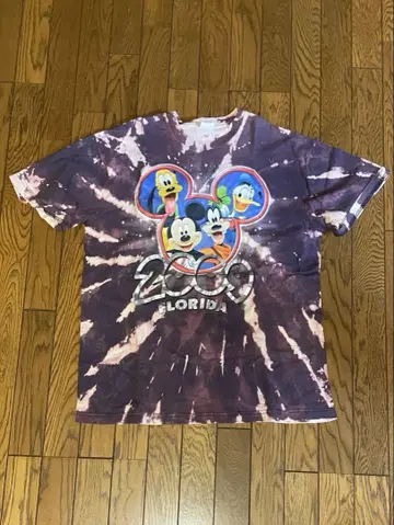 Disney 미키 타이다이 T셔츠 X-LARGE