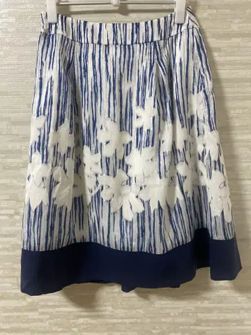 플라워 프린트 플레어 스커트 Made in Japan