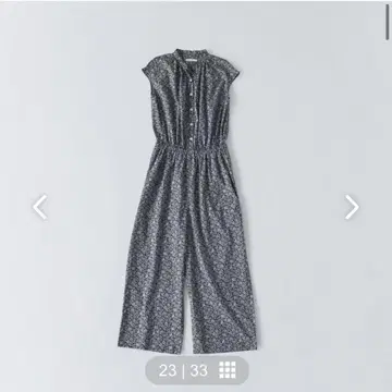 완판템 북유럽  별주 리버티 패턴 올인원 M 블랙