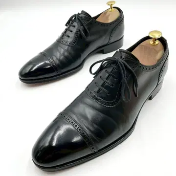 유니온 임페리얼 가죽 신발 내피 스트레이트 팁 블랙 7.5 Y1107