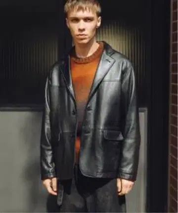 JOUNAL STANDARD 시어링 가죽 필드 자켓