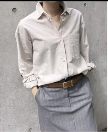 스픽앤스팬 옥스 베이직 펄 버튼 셔츠