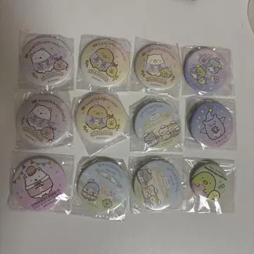 스미코구라시 캔뱃지 시로쿠마 펭귄? 돈카츠 고양이 토카게 세트 판매