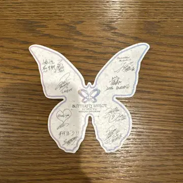 BUTTERFLY EFFECT 사인 포함 굿즈