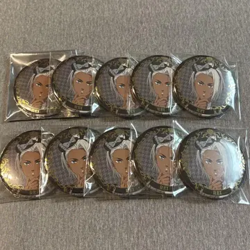 킨츠아 킹 오브 프리즘 아니카페 금박 캔뱃지 블랙카와 렌