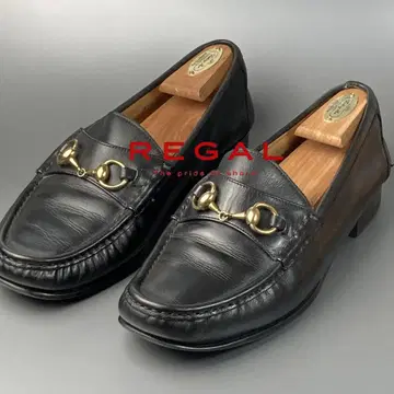 [ 사이즈 26cm ] REGAL 리걸 비트 로퍼 블랙