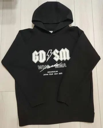 그랜드슬램 종이상자 니트 소재 후드티 블랙 XL MMA