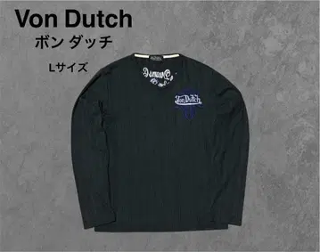 Von Dutch 본더치 자수 로고 y2k 헤이세이 시크 스타일 써멀 L
