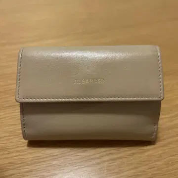 JIL SANDER 3단 폴더형 지갑 베이지 BABY wallet