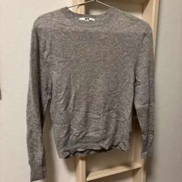 UNIQLO 그레이 긴팔 스웨터 S