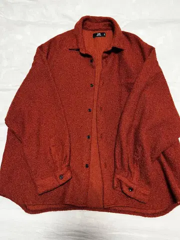 멋짐! 가을 상품 남성용 HARE 오렌지 긴팔 셔츠 포켓 부착 S 사이즈