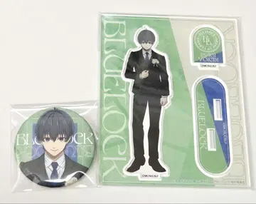 블루 록 드레스업 아크릴 스탠드 캔뱃지 이사기 요이치