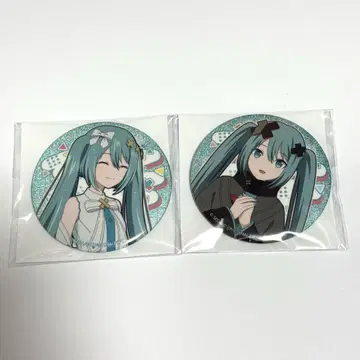 프로세카 복권 E상 캔뱃지 2개 세트 하츠네 미쿠