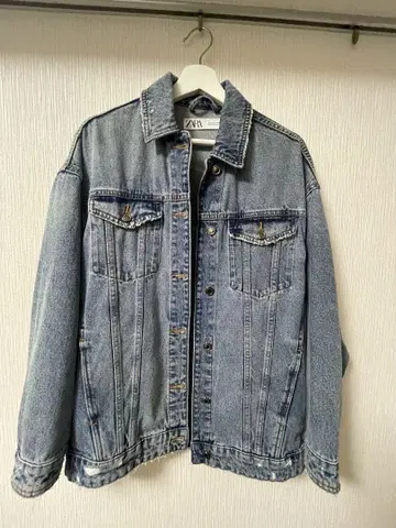 ZARA 라이트 블루 데님 자켓