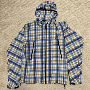 THE NORTH FACE 체크 무늬 나일론 자켓 L