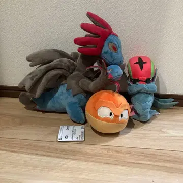 포켓몬 센터 구매 포켓몬 핏 봉제 인형 세트 사자왕 아기라다