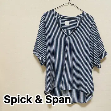 Spick & Span 스트라이프 스키퍼 블라우스