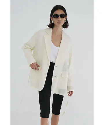 CLANE/클라네 2WAY SHEER JACKET/시어 자켓