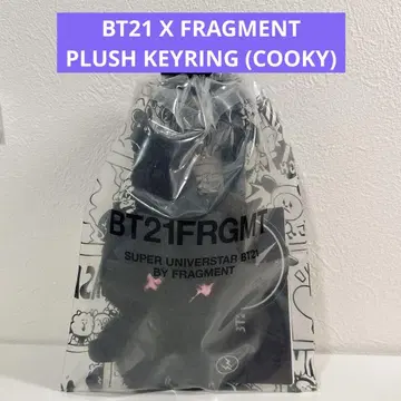 새상품 BT21 X 프라그먼트 플러시 키링 쿠키